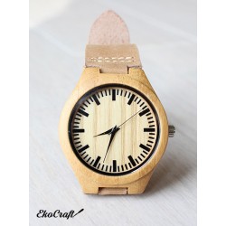 Drewniany zegarek BAMBOO NATURAL