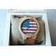 Drewniany zegarek AMERICA