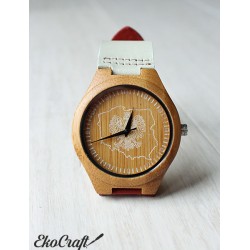 Drewniany zegarek POLSKA CLASSIC
