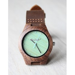 Drewniany zegarek WALNUT ZIRCON women